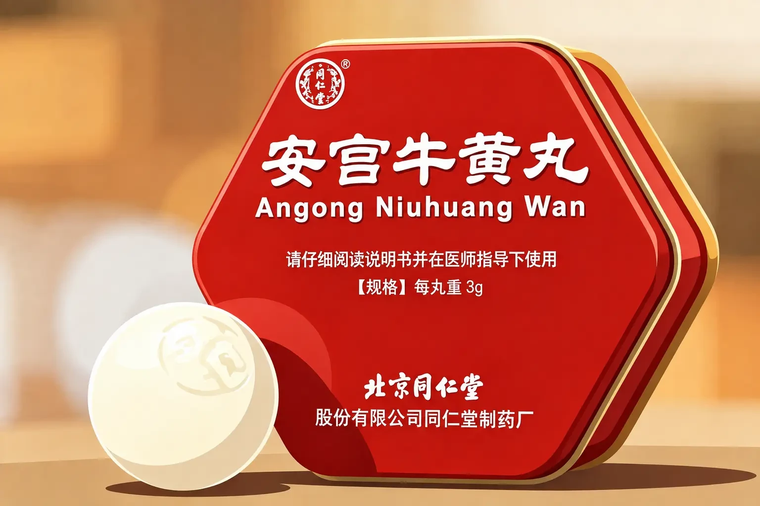 Angong Niu Huang Wan (安宮牛黄丸): Manfaat dan Cara Kerjanya