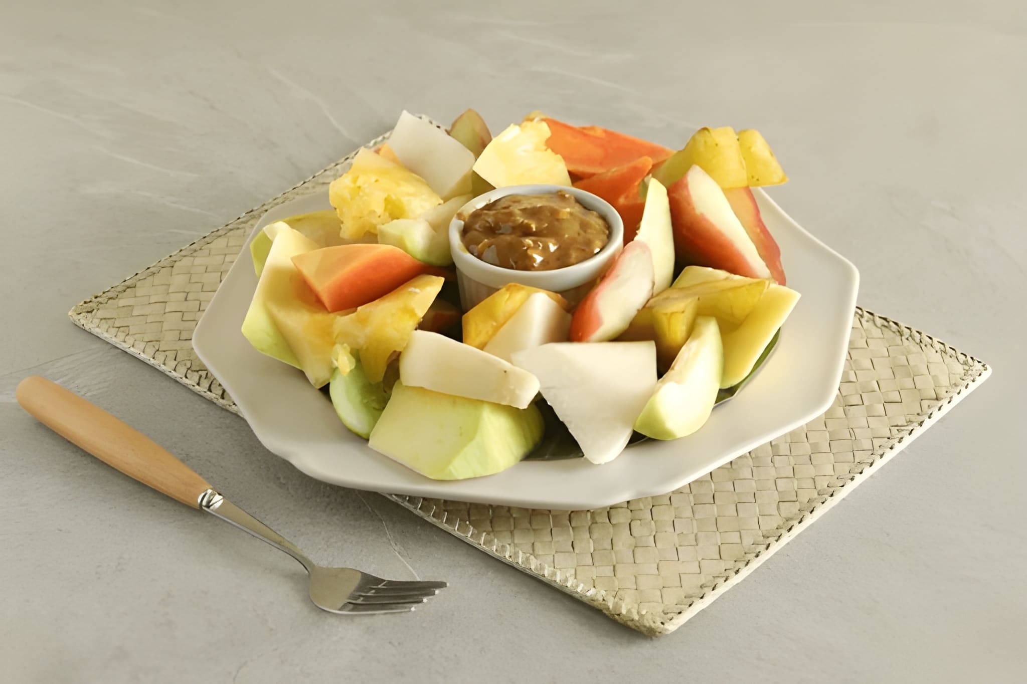 Ilustrasi rujak buah