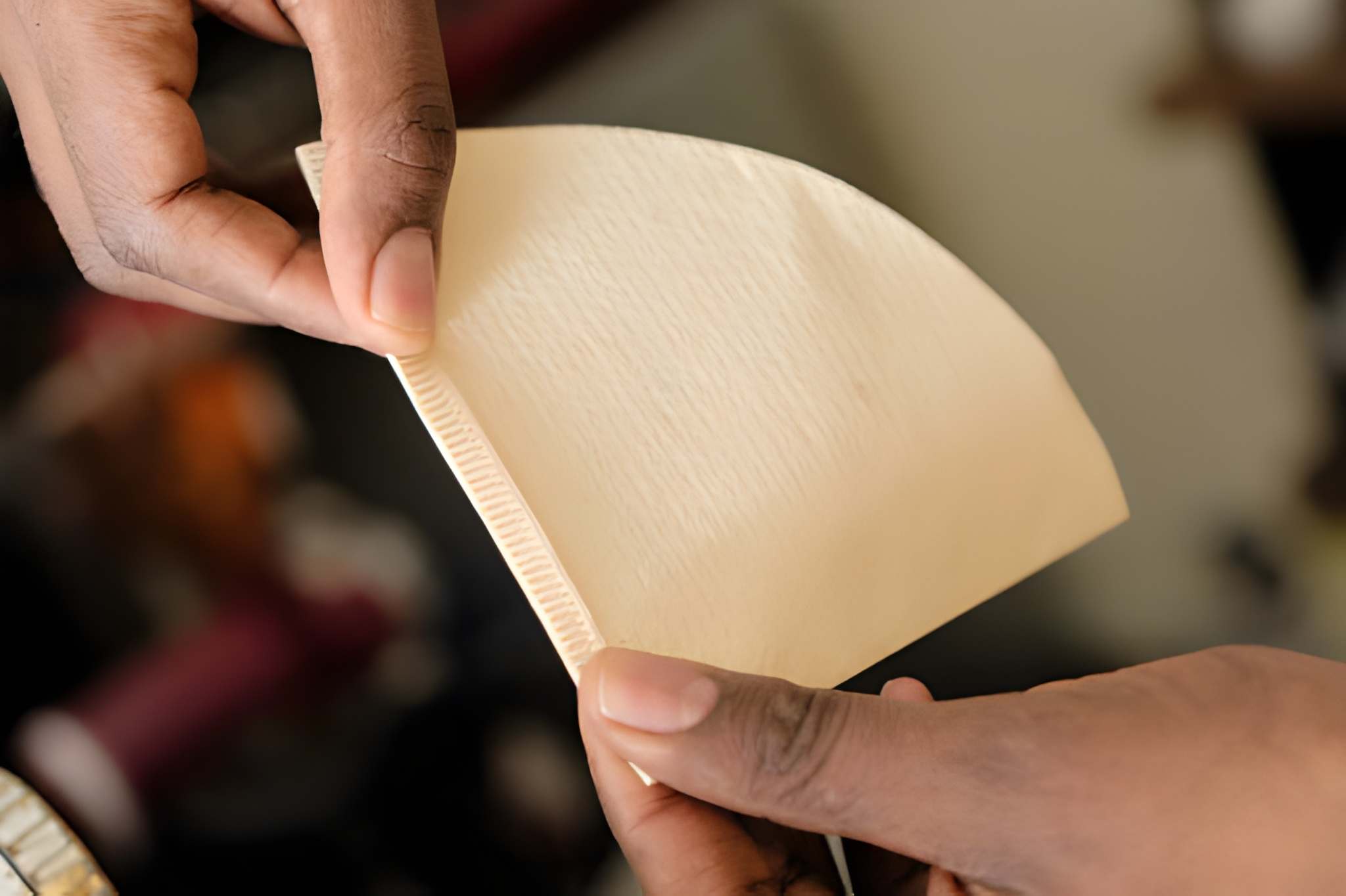 Unbleached paper filter untuk brewing kopi