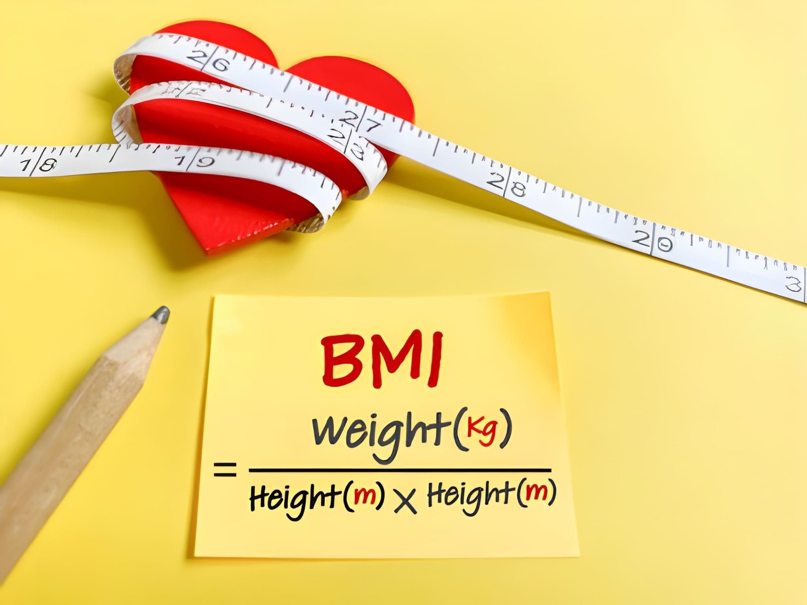Ilustrasi rumus body mass index (BMI)